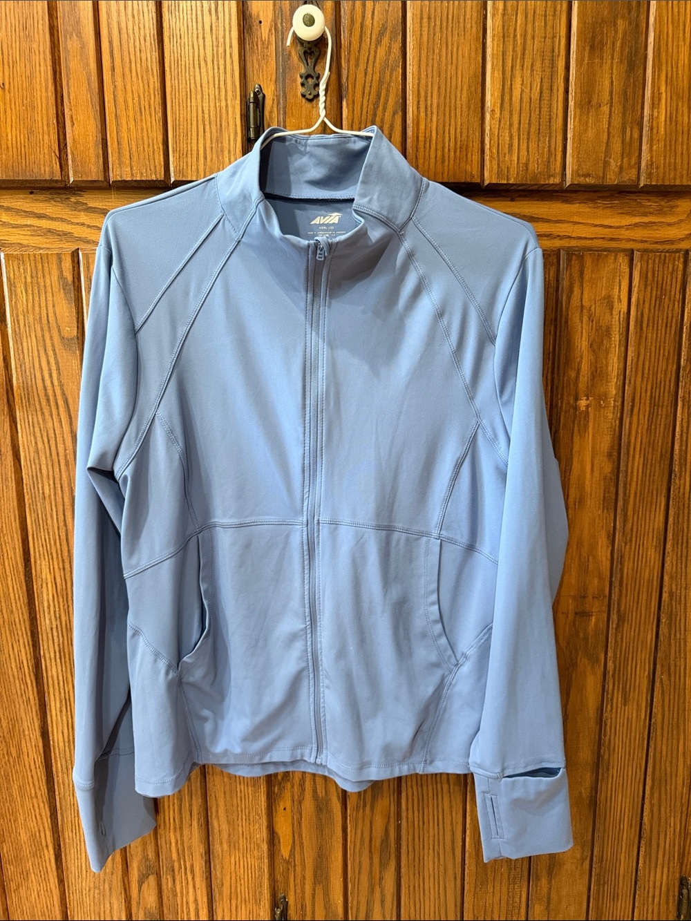 Avia full zip blue athletic performance jacket - size XXXL (22)